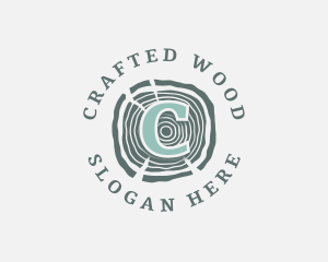 Wood Lumber Carpentry Crafting  logo design