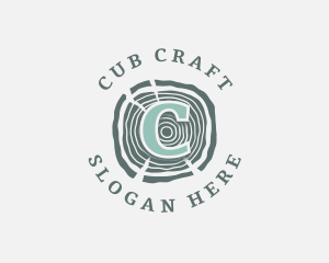 Wood Lumber Carpentry Crafting  logo design