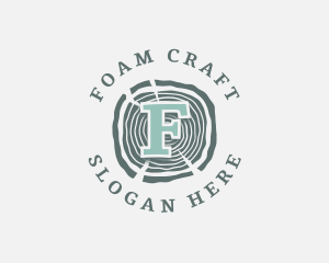 Wood Lumber Carpentry Crafting  logo design