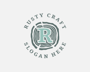 Wood Lumber Carpentry Crafting  logo design