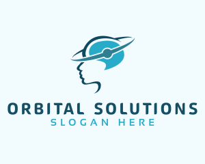 Brain Orbit Intelligence logo design