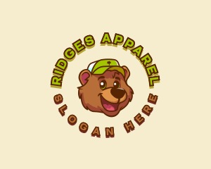 Bear Apparel Cartoon logo design