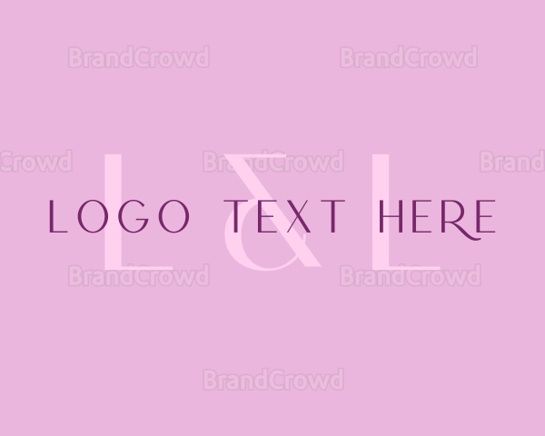 Elegant Feminine Brand Logo