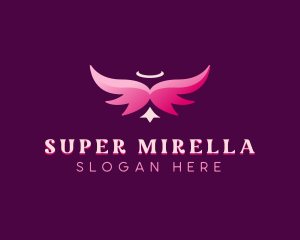 Spiritual Angelic Wings Logo