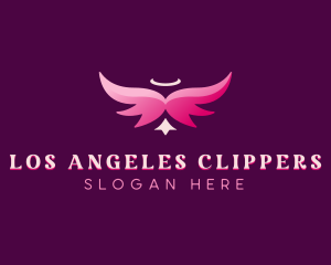 Spiritual Angelic Wings logo design