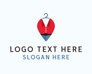 Fashion Blogger - Fashion Clothes Hanger logo design