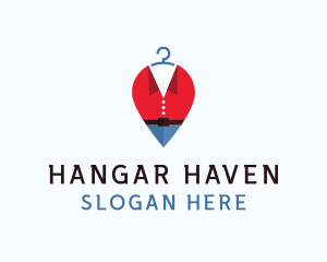 Hanger - Fashion Clothes Hanger logo design