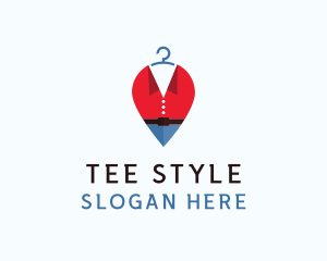 T Shirt - Fashion Clothes Hanger logo design