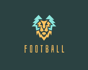 Lion Pine Forest Logo
