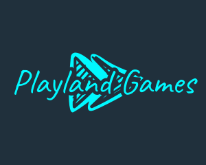 Games - Arrow Scribble Gaming logo design