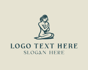 Postnatal - Mother Baby Breastfeeding logo design