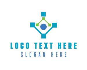 Human Network Technology logo design