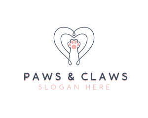 Veterinary - Cat Paw Veterinary logo design