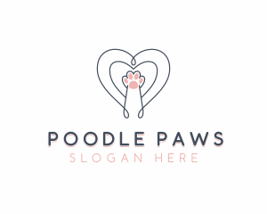 Cat Paw Veterinary logo design