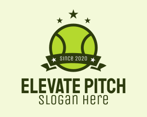 Pitch - Sport Tennis Ball logo design