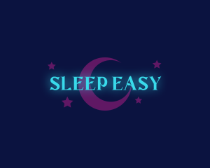 Neon Moon Night  logo design