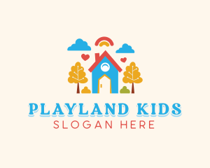 Kids Preschool Kindergarten  logo design