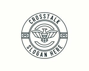Heraldry - Bird Crest Aviary logo design