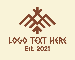 Ancient - Ethnic Tribal Bird logo design