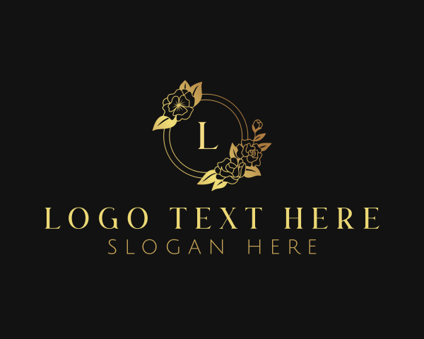 High End - Floral Lifestyle Beauty Boutique logo design