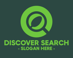Find - Magnifying Glass Spoon logo design