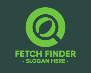 Magnifying Glass Spoon logo design