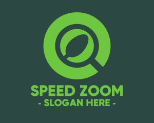 Zoom - Magnifying Glass Spoon logo design