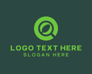 Zoom - Magnifying Glass Spoon logo design