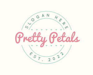 Girly - Girly Script Badge logo design