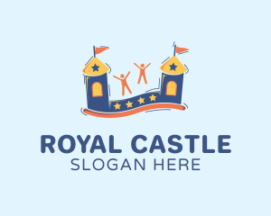 Castle - Bounce Castle Playground logo design