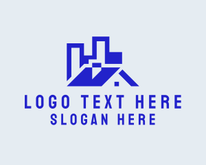 Mortgage - City Building House Roof logo design