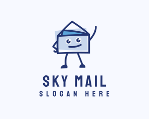 Paper Mail Envelope logo design