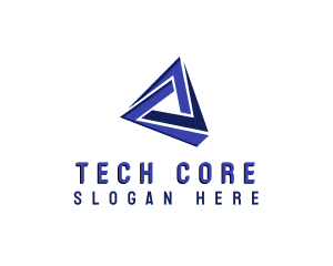 Tech Triangle Business logo design