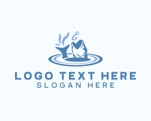Fish - Fishing Fish Hook logo design