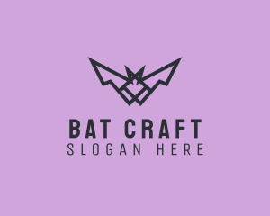 Bat - Bat Wings Vampire logo design