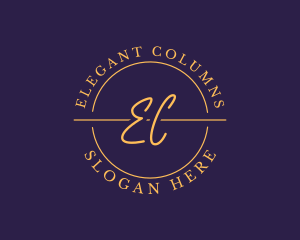 Elegant Fashion Signature Company logo design