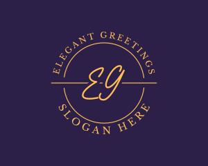 Elegant Fashion Signature Company logo design