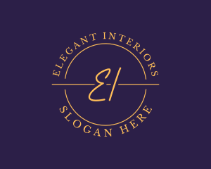 Elegant Fashion Signature Company logo design