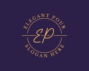 Elegant Fashion Signature Company logo design