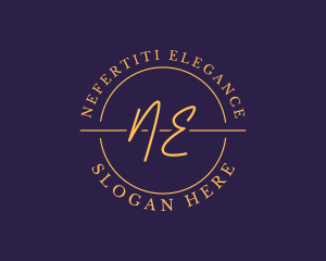 Elegant Fashion Signature Company logo design