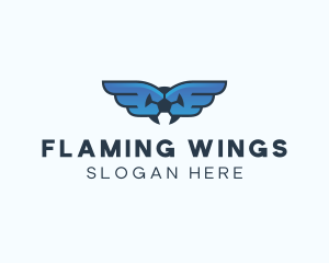 Wings - Soccer League Wings logo design