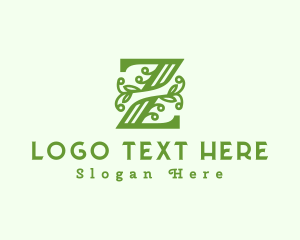 Natural - Botanical Garden Letter Z logo design