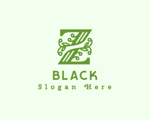 Vegan - Botanical Garden Letter Z logo design
