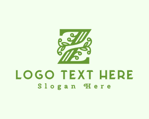 Eco - Botanical Garden Letter Z logo design