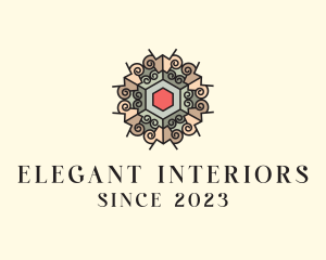 Interior - Mosaic Tile Interior logo design