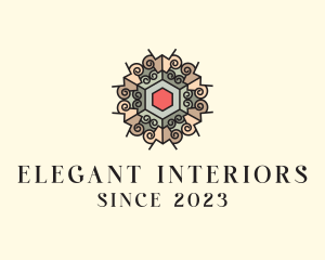 Mosaic Tile Interior  logo design