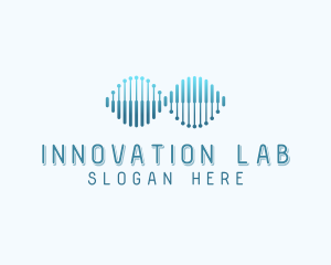 Lab - Healthcare Tech Lab logo design