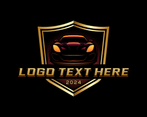 Sedan - Car Garage Detailing logo design