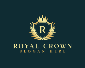 Royal Crown Crest logo design