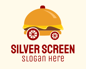 Burger - Hamburger Sandwich Cart logo design